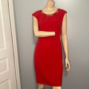 ⭐️DressBarn Sleeveless Red Dress Sz 6⭐️